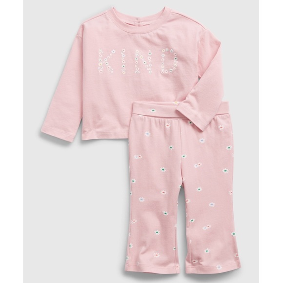 GAP Matching Sets Baby Gap Organic Cotton 2pc Set Floral Kind 218m